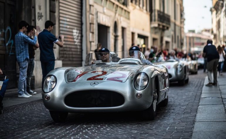 Mille Miglia Victory Celebrated By Mercedes Benz