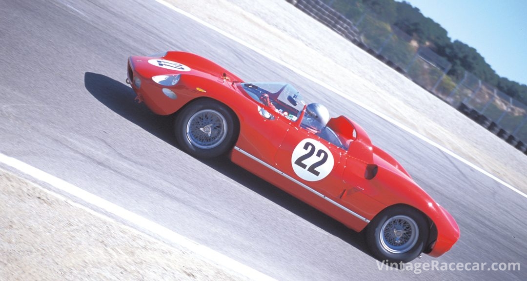 The 1963 Ferrari 330 P of Tony Wang. Photo: Casey Annis 