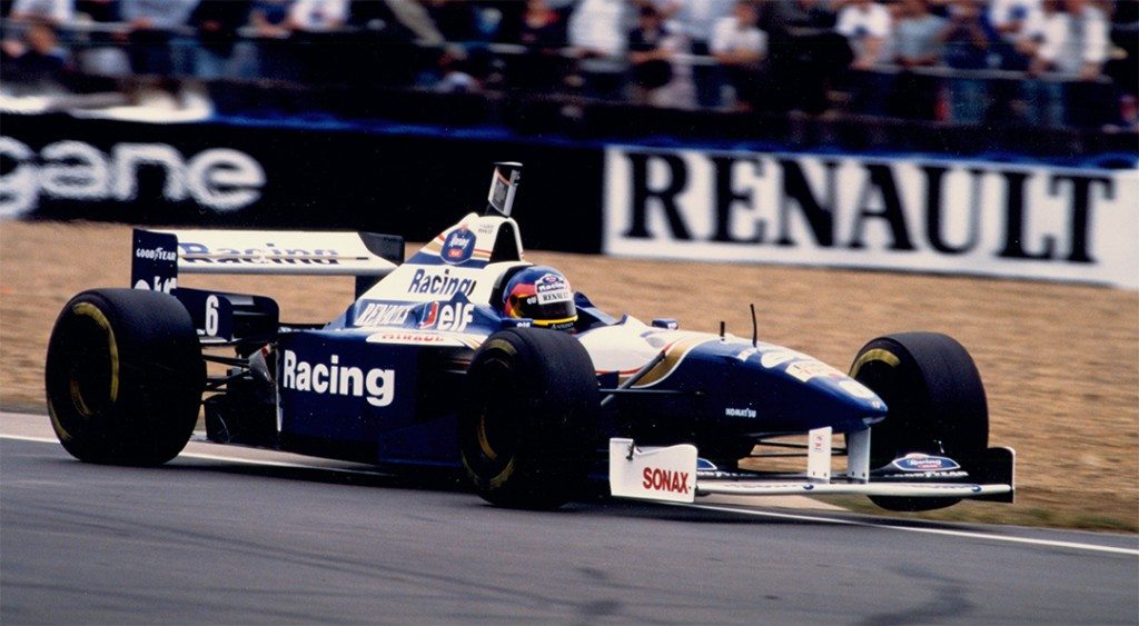 Villeneuve won four races, including indy, on his way to the 1995 caRt indycar crown