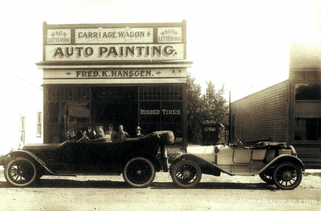 The Hansgen Family has a long history in the automotive trade, tracing back to this comprehensive service facility in Westfield, New Jerssey, circa 1913. 