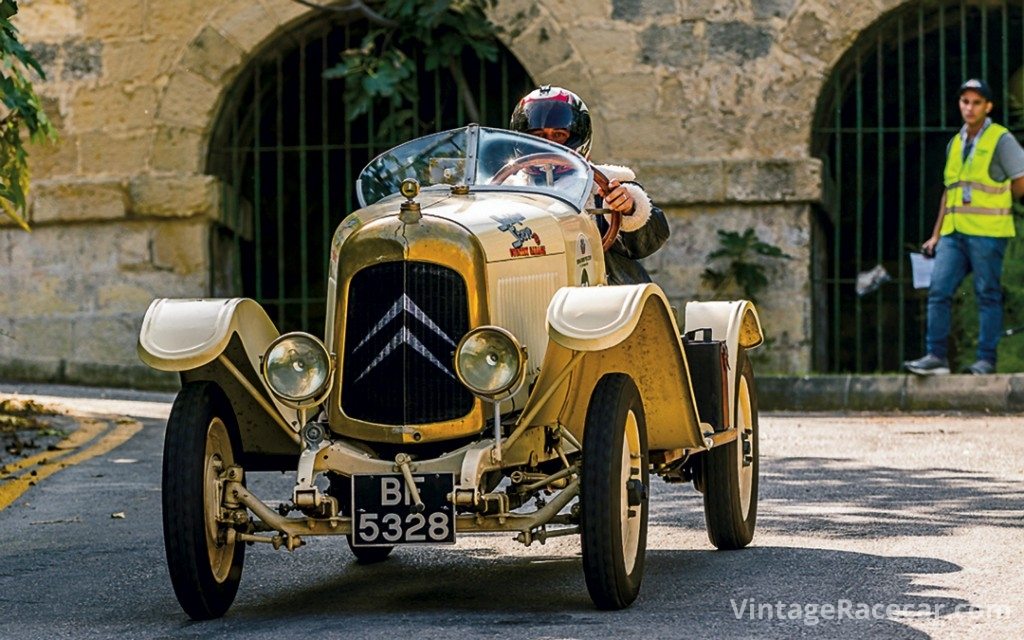 ÒBigglesÓ raced his Pre-war Citron.Photo: Samuel Scicluna 