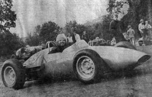 The first entry in GriffithsÕ extensive scrapbook was made when he proved fastest at Chateau Impney in the ex-Graham Hill BRM P48.Photo: Tony Griffiths Archive 