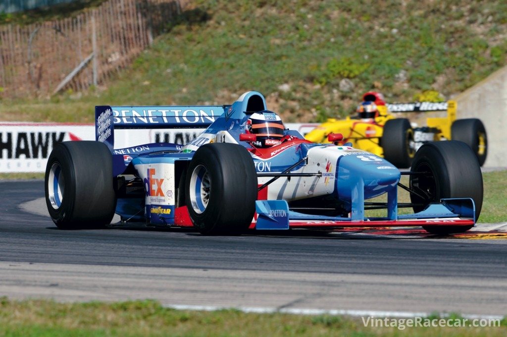 Berger drove the Benetton B197 to pole and victory at the 1997 German Grand Prix.Photo: Jim Hatfield 