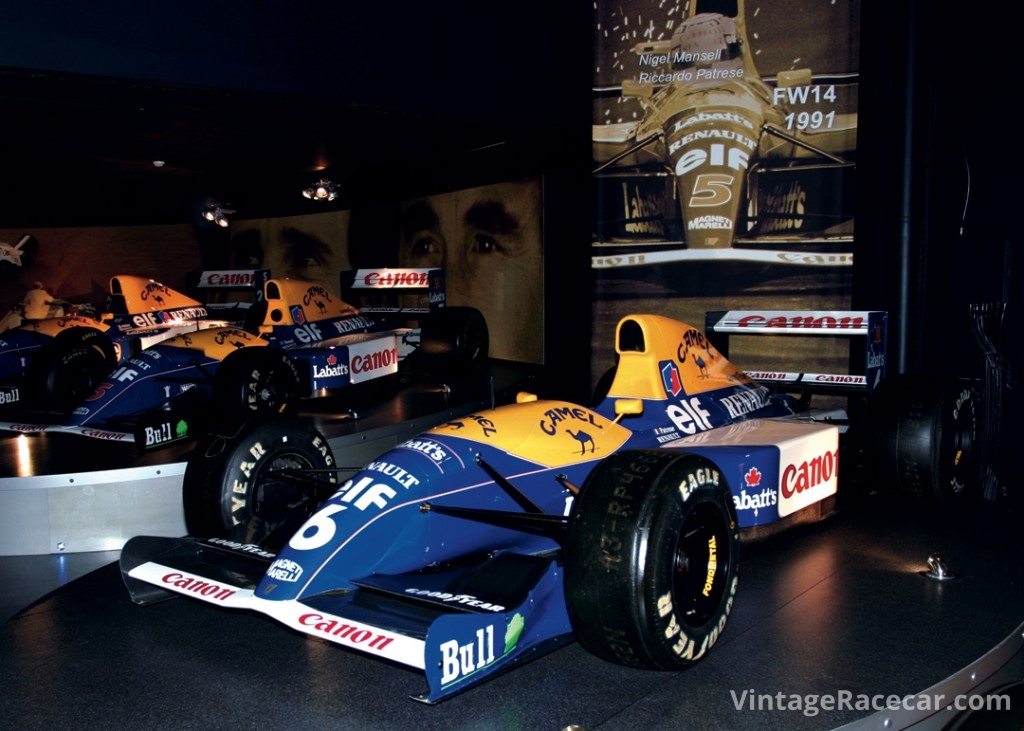 1991 Williams FW14 (exPatrese).Photo: Pete Austin 
