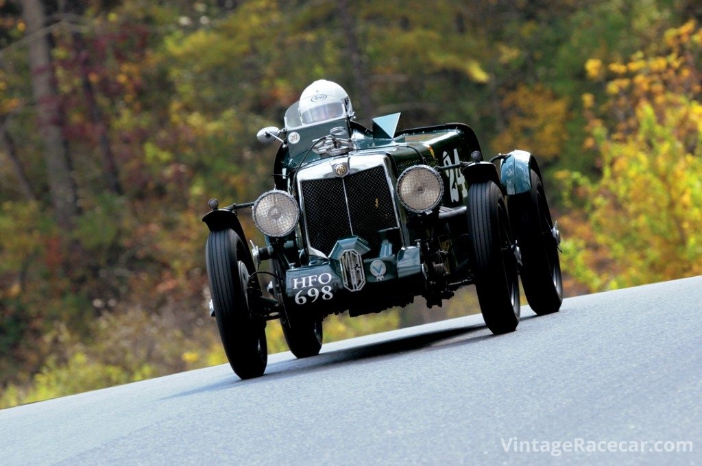 Frank Alloca brought out his 1933 MG K1 Special.Photo: Michael Casey-DiPleco 