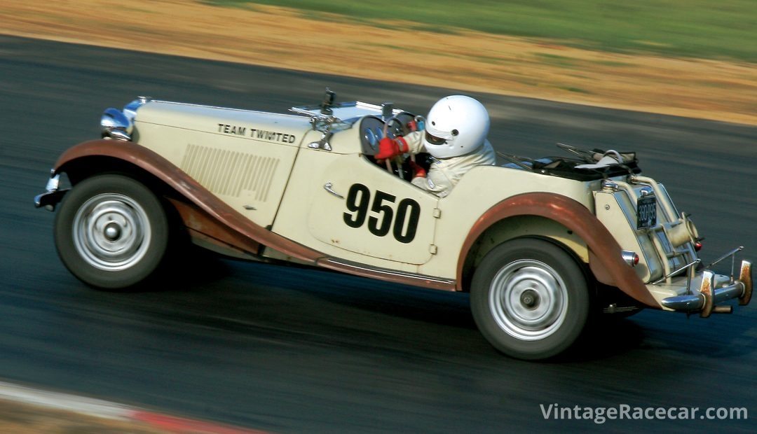 The 1953 MG TD driven by Jay Sevier. Photo: Walter Pietrowicz 