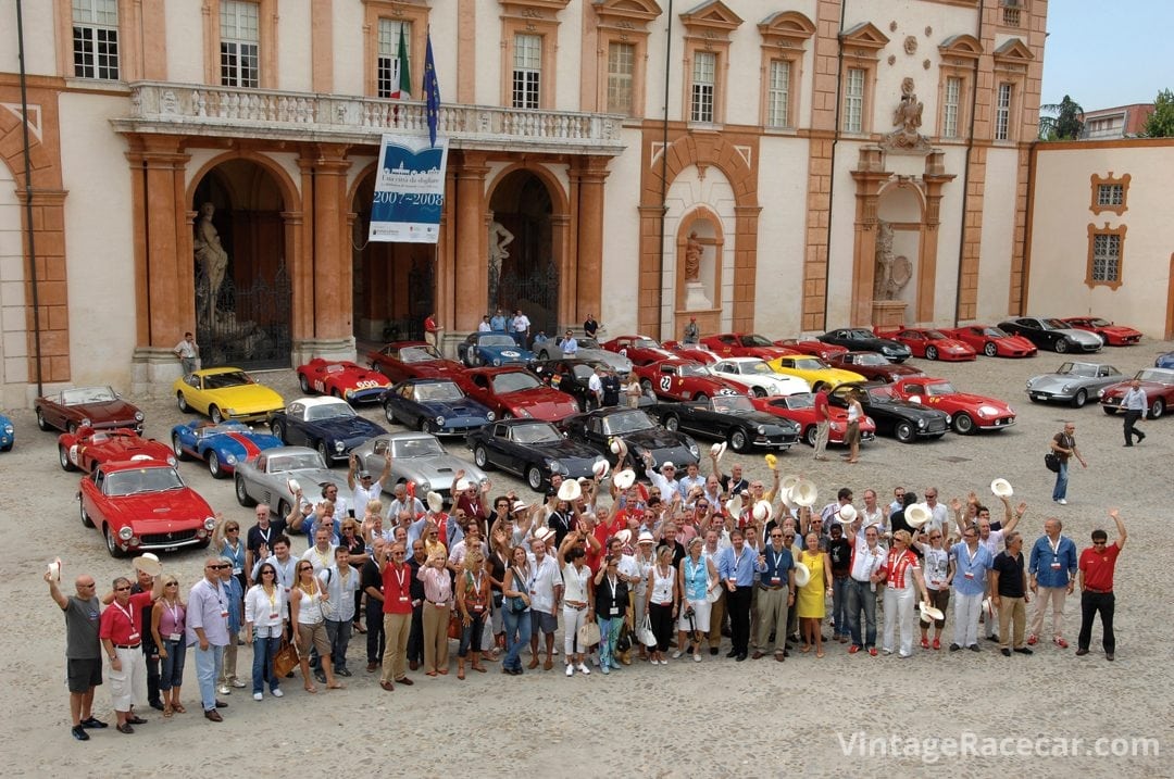 Participants in the Ferrari Concours dÕElegance. Photo: Ferrari SpA 