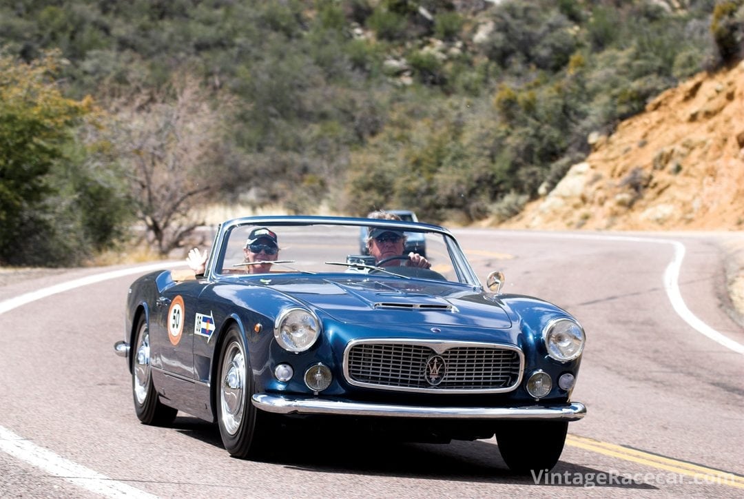 The 1950 Maserati 3500GT of Budd and Lauria Florkiewicz.Photo: Brian Green 