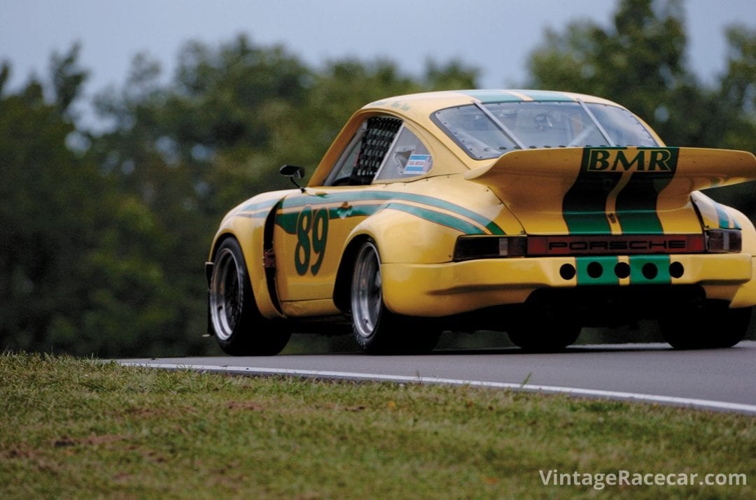 Tom Barrick in his 1974 911RSR.Photo: Michael Casey-DiPleco 