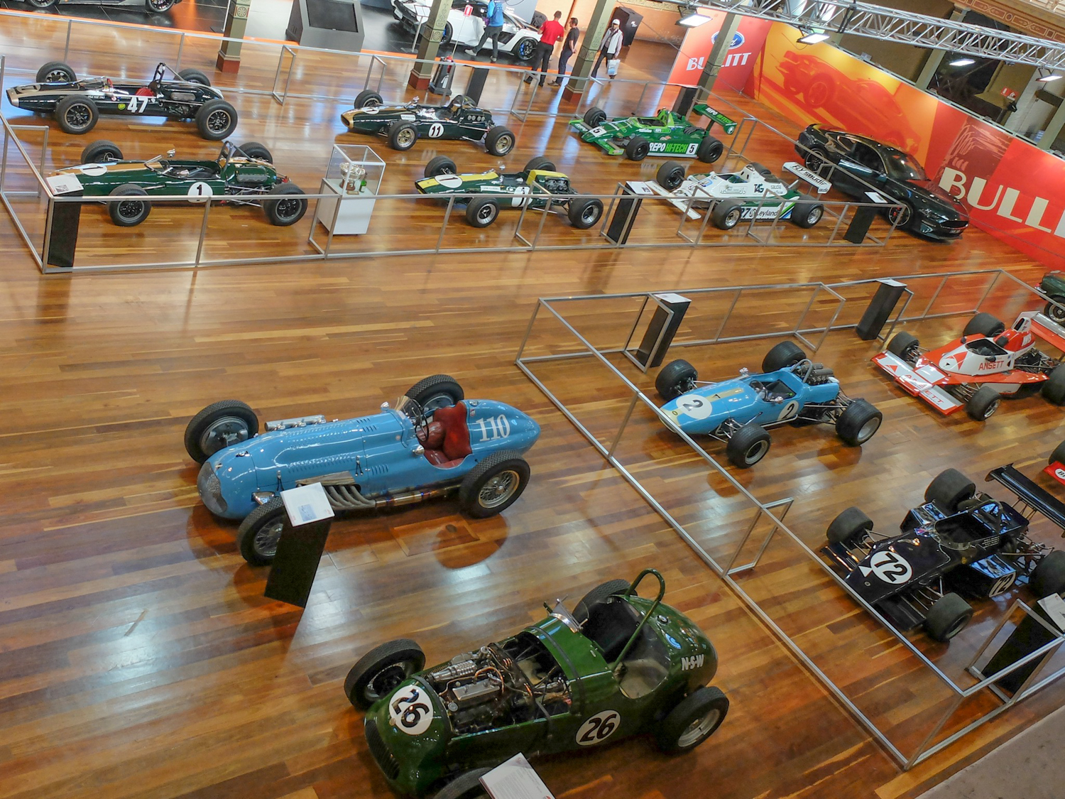 90 years of the Australian Grand Prix was celebrated in this display 