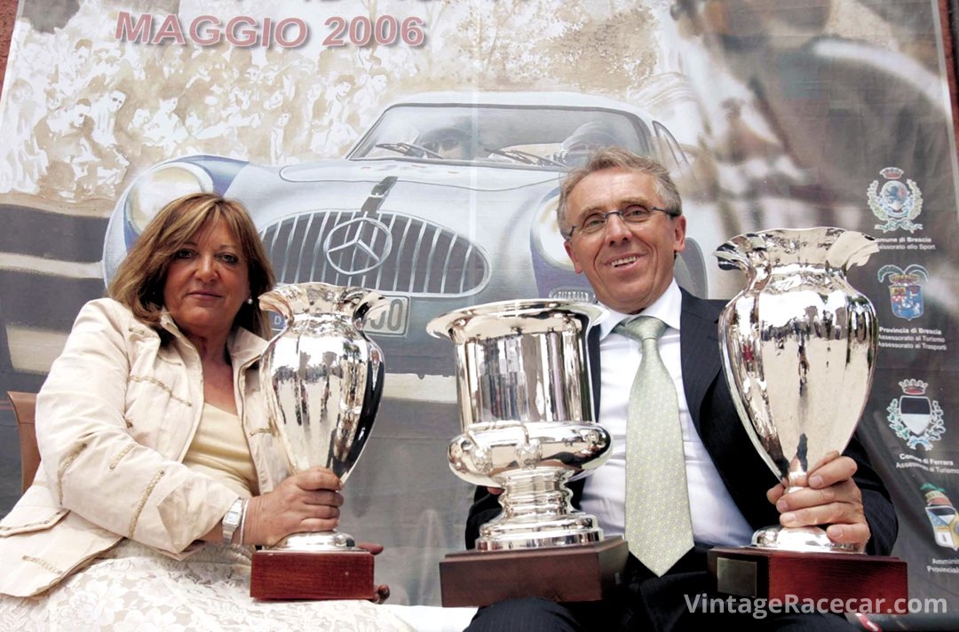 This yearÕs winners the husband and wife team of Giuliano and Lucia Can. 