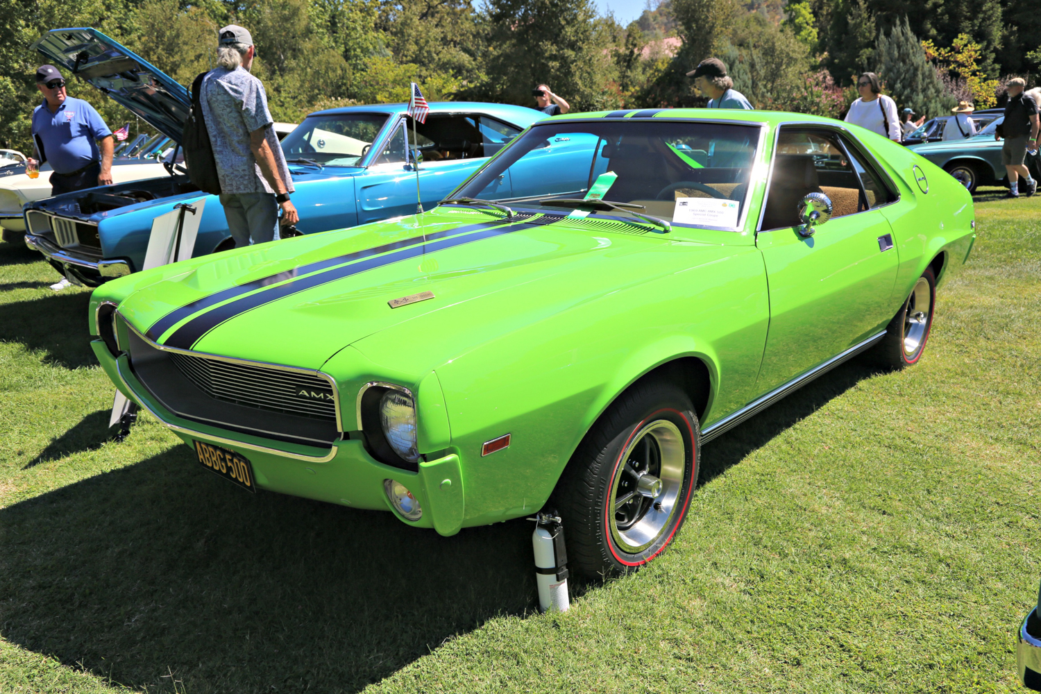 1969 AMC AMX 500 Speical. Kevin N. Shannon. Ironstone Concours 2018 