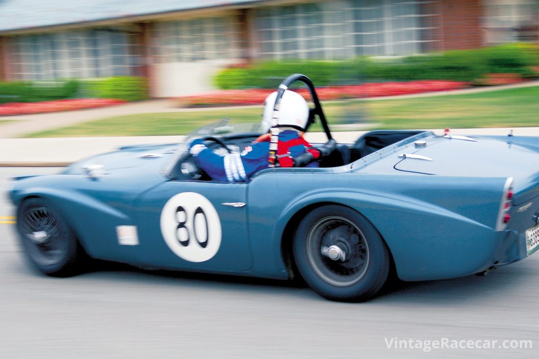 The 1963 Daimler SP250 of Charles Magby.Photo: Walter Pietrowicz 