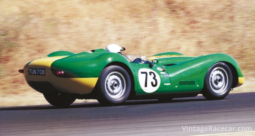 The 1958 Lister-Jaguar of Mark Colonna.Photo: Jim Williams 
