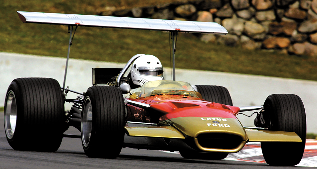 The 1967 Lotus 49B of Pete Lovely.Photo: Robert Harrington 