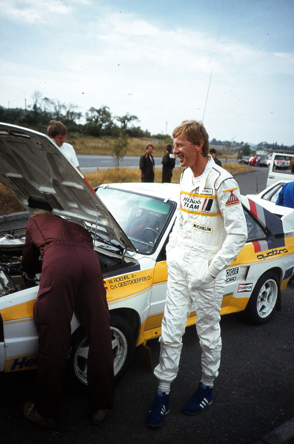 Walter Röhrl had good reason to smile on the 1984 Ulster Rally 