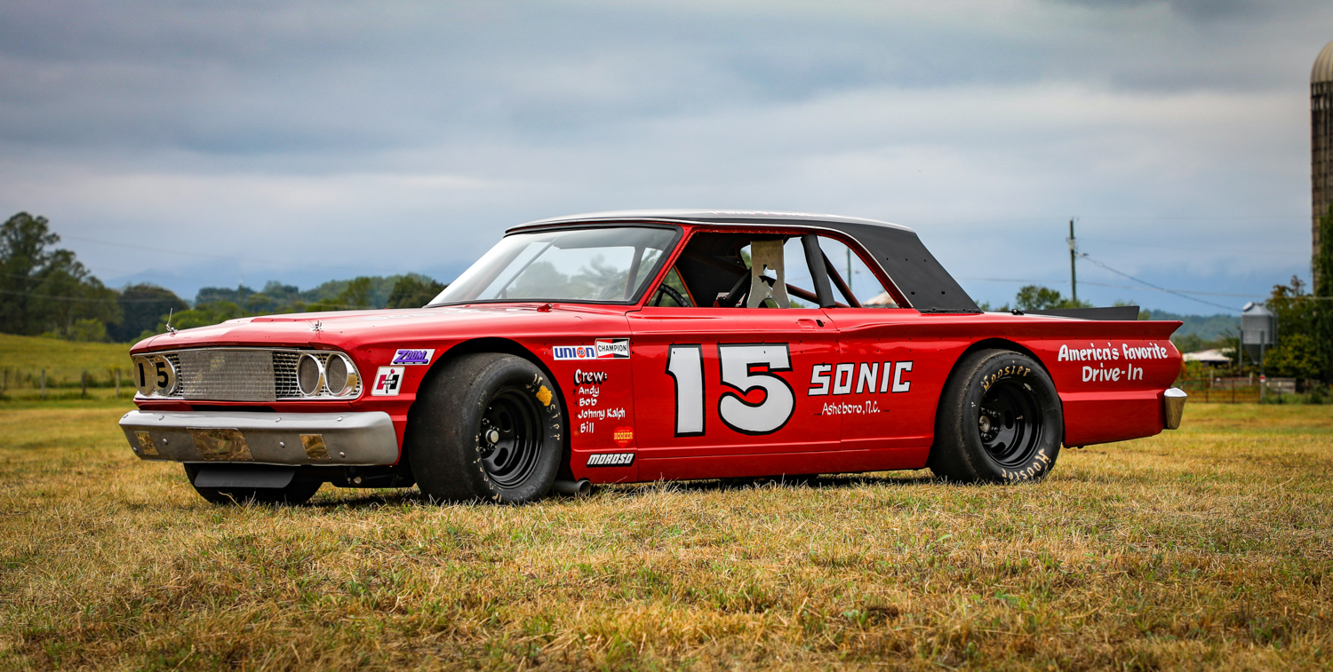NASCAR legend Mike Powell and his race-winning 1963 Ford Fairlane 