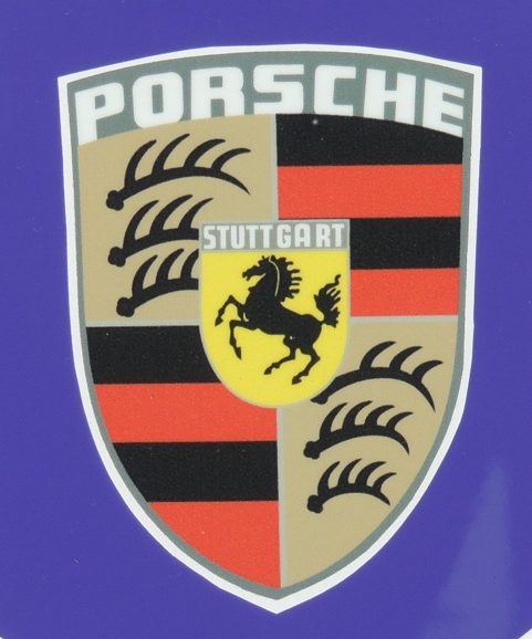 The Porsche crest shows pride in the city and state in which the company was located. 