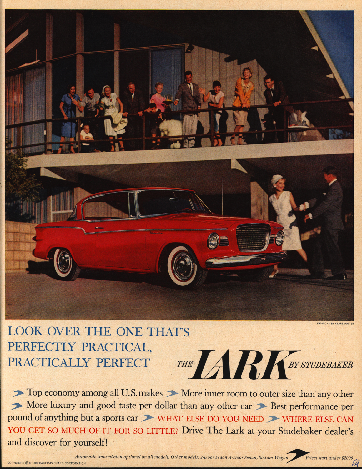 The 1958 Lark predated the compact cars from the Big Three. 