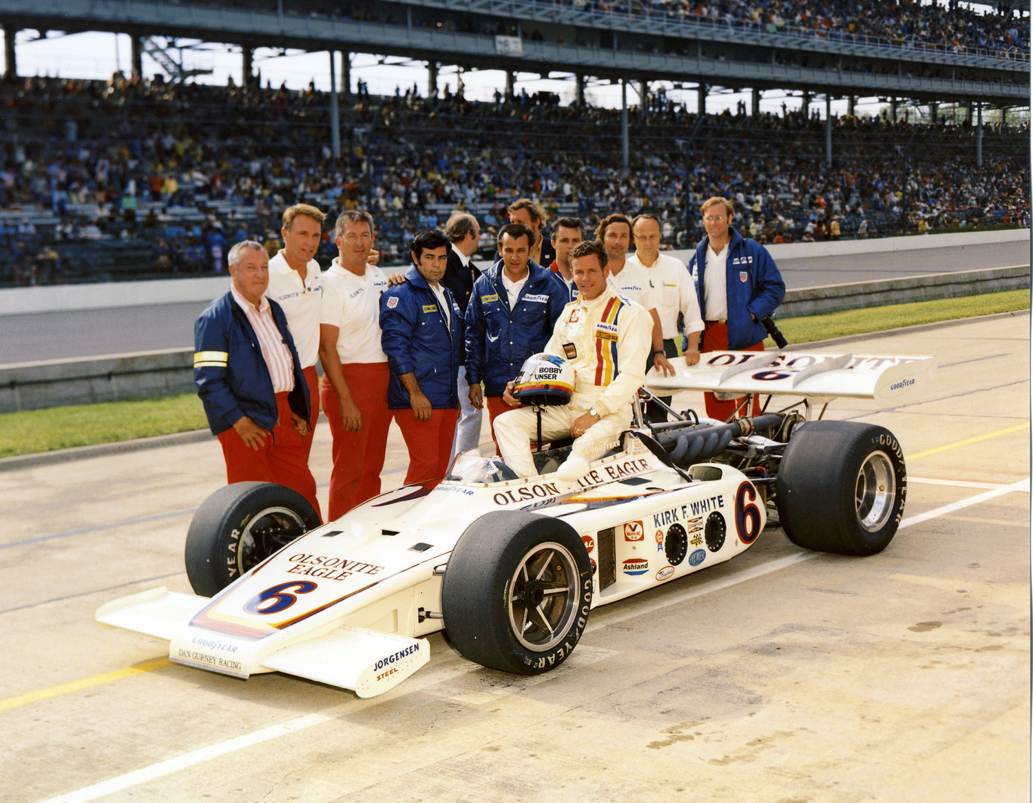 Bobby Unser’s Indy qualifying photo 