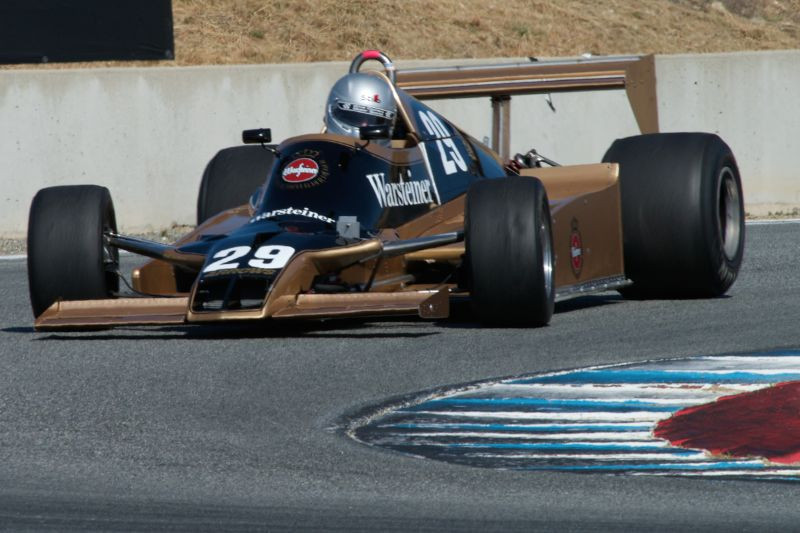 Randall Smith in his 1978 Arrows A1 F1 car. Sports Car Digest The