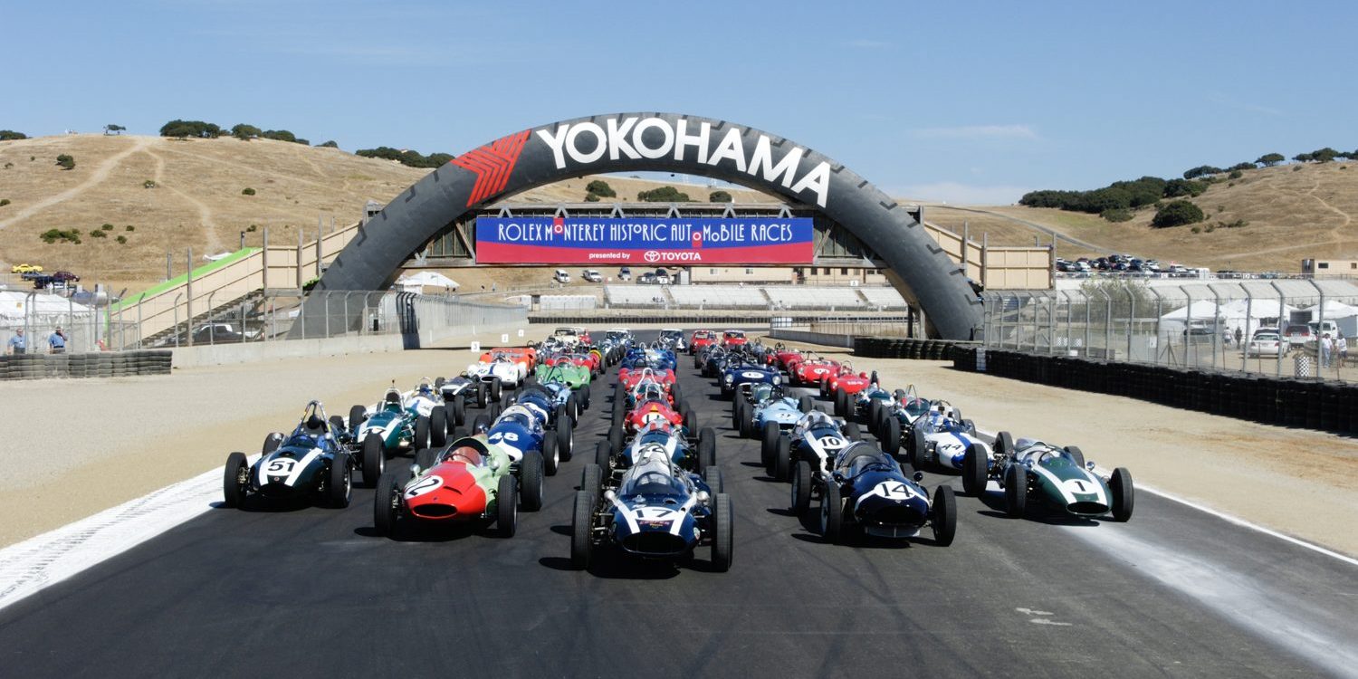 Cooper group at the 2006 Monterey Historic Races. Mark Scheuern