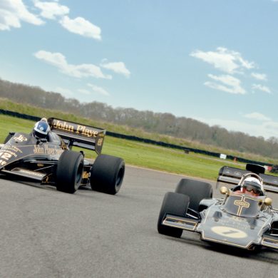 1972 Lotus 72D and 1986 Lotus 98T. Photo: Peter Collins