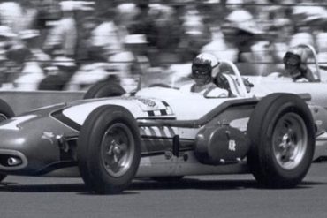 4-time Indianapolis 500 winner A.J. Foyt on the way to his first victory in 1961.