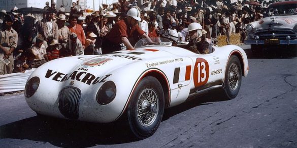 Jaguar C-Type XKC 029 Veracruz at 1954 Carrera Panamericana