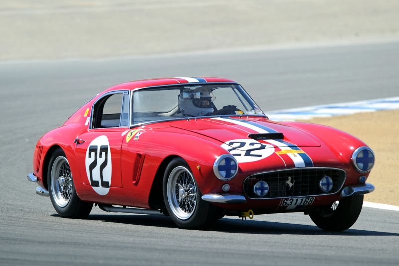 Ferrari 250 GTO Race - Monterey Motorsports Reunion 2011 TIM SCOTT