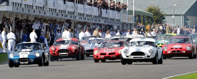 Start of RAC Tourist Trophy at Goodwood Revival 2011