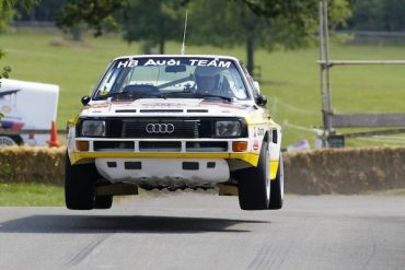 Audi Sport Quattro jumping picture
