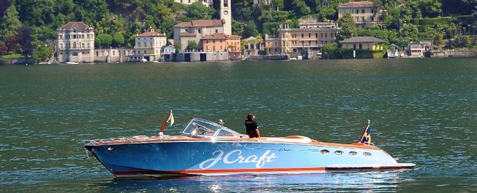 J Craft boat on Lake Como picture