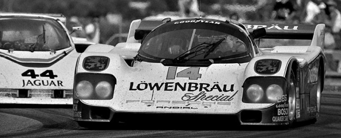 Lowenbrau Special Porsche 962 of Al Holbert at the 1985 24 Hours of Daytona