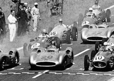 Start of the 1954 French Grand Prix