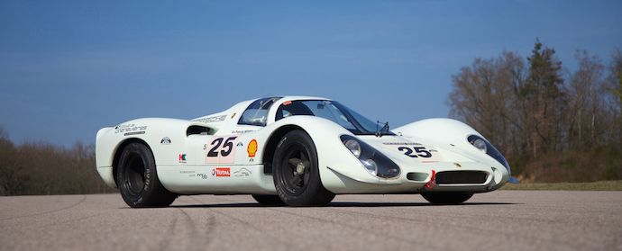 Porsche 908 Offered for Sale at Artcurial Le Mans Classic 2012