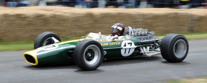 1967 Lotus-Cosworth 49 driven by Jackie Oliver TIM SCOTT