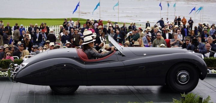 Jaguar XK120 Roadster won 2012 Pebble Beach Concours Postwar Sports Open Class