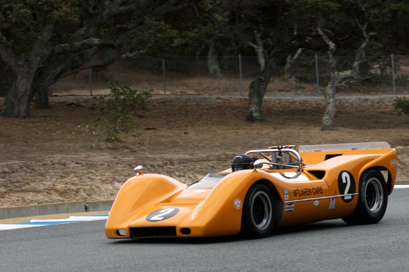 Robert Ryan's 1968 McLaren M6-B finished first in Saturday's USRRC group 5A. DennisGray