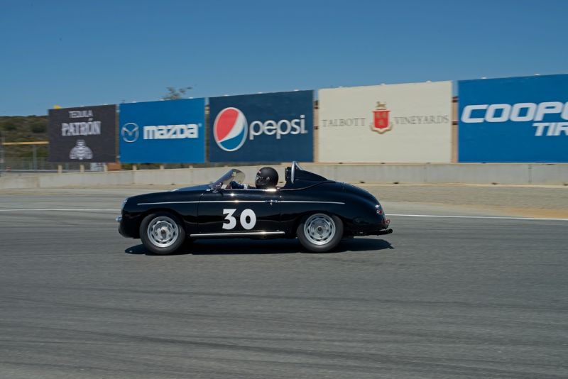 Dean Watts in his 1960 Porsche. DennisGray