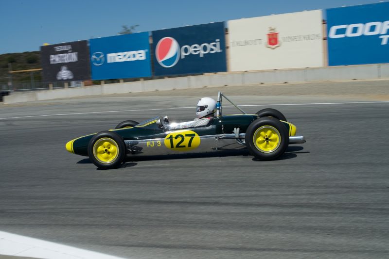 Jack Fitzpatrick in his Lotus 27. DennisGray