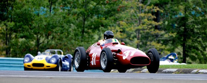 The excellently prepared Maserati 250F of Peter Giddings. MICHAEL DIPLECO