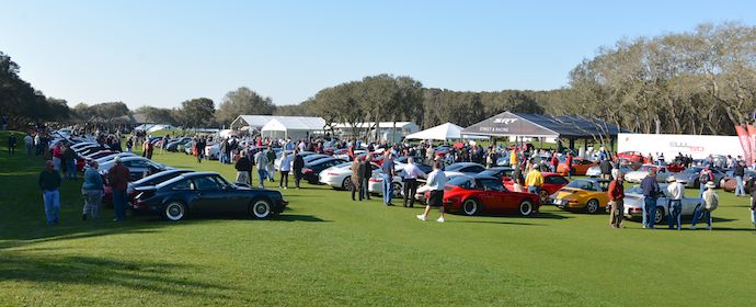 Cars and Coffee at Amelia Island Concours 2013