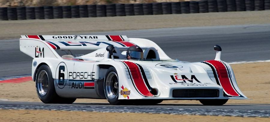 1972 Can-AM Champion, Porsche Audi 917/10 driven by Bruce Canepa in turn two. DennisGray