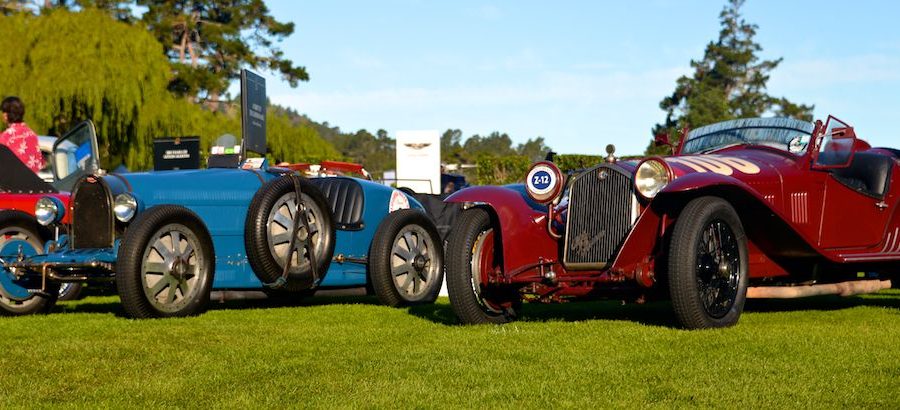 1928 Bugatti Type 35B and 1932 Alfa Romeo 8C 2300 Touring Corto Spider