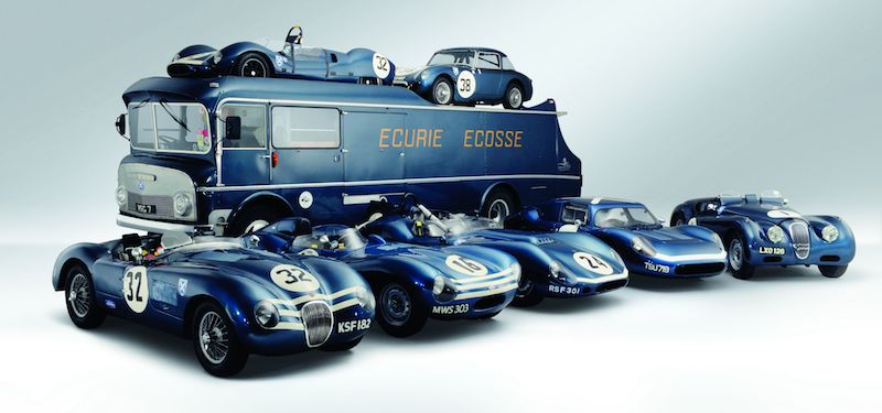 Ecurie Ecosse Group shot with Transporter