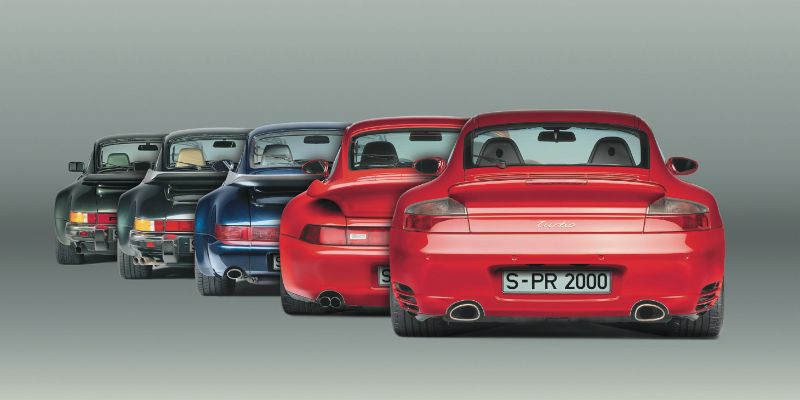 Five generations of the 911 Turbo: 1975-2000