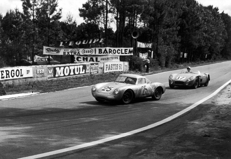 Le Mans 28./29.7.1956. 25: Richard von Frankenberg/ und Wolfgang Graf Berghe von Trips auf 550 A Coupé, Sieger in Klasse Sportwagen bis 1500 ccm