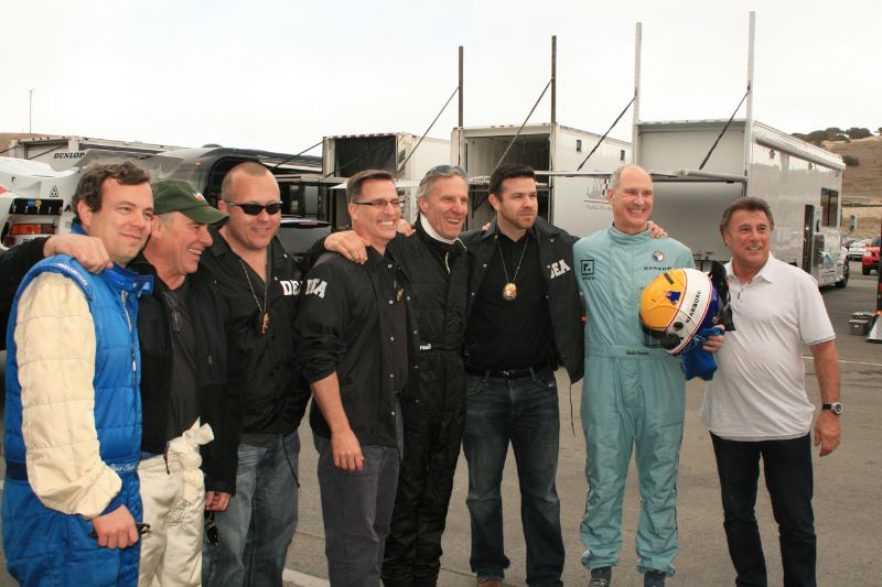 Meyer with his friends and DEA agents (photo: Bruce Meyer)