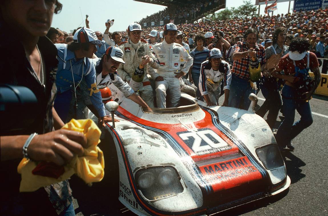 Le Mans 1976, at the wheel: Gijs van Lennep (left) and Jacky Ickx (right), overall winners Bildagentur Kräling